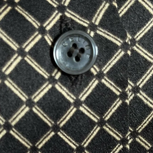 Celine Vintage 100% silk button down blouse size FR 38 - Picture 13 of 15